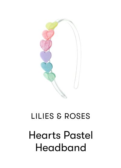 Hearts Pastel Headband