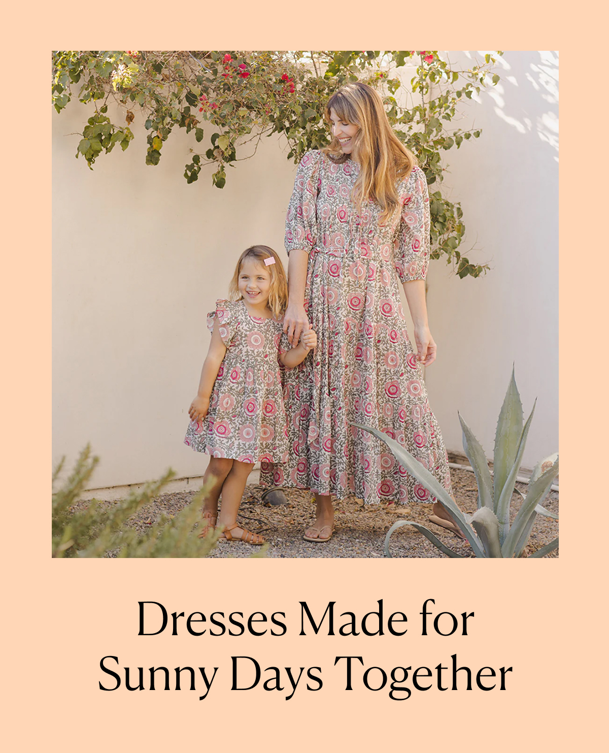 We’ve teamed up with Petite Plume to create the dreamiest matching sleepwear for maman & mini. 