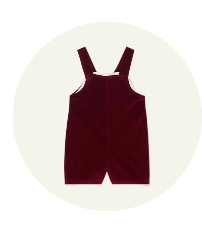 Burgundy Overalls
