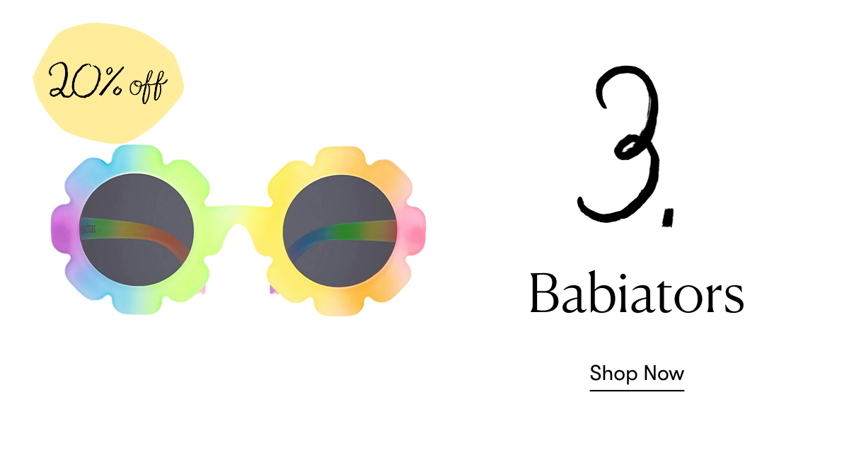 Babiators- 20% off