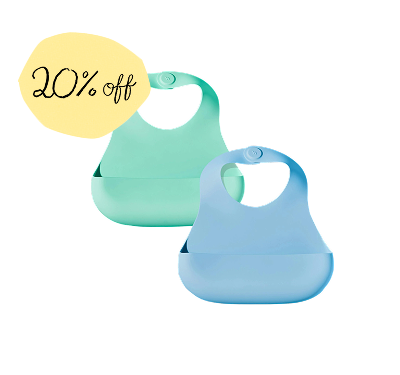 Babynetic - Magnetic Silicone Bib 2-Pack - 20% Off