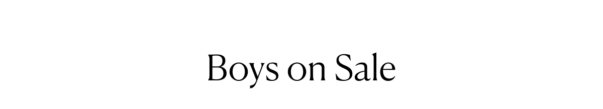 Boys on Sale