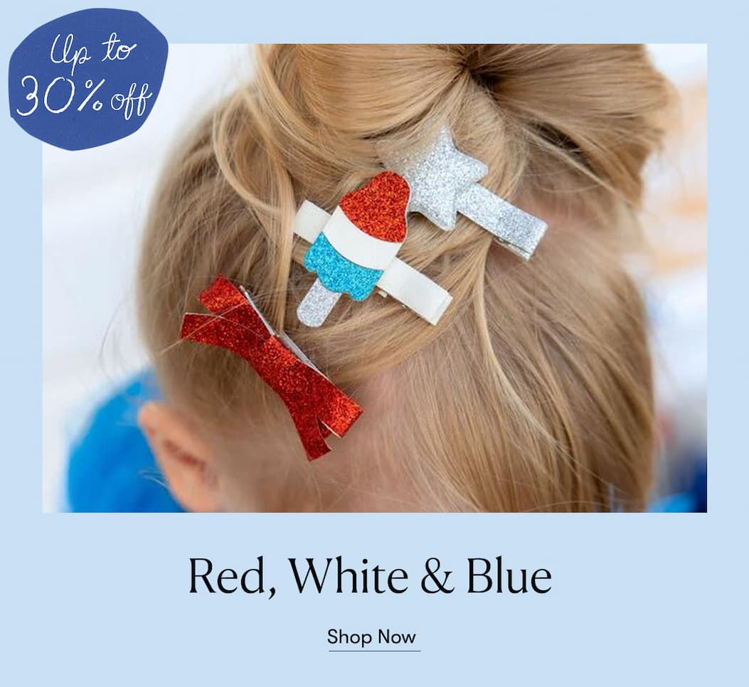 Red, White & Blue Shop Up to 30% Off