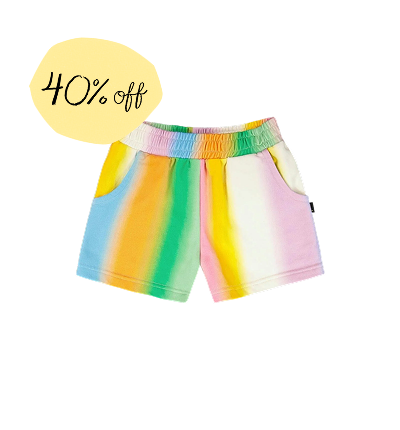 french terry shorts - 40% off