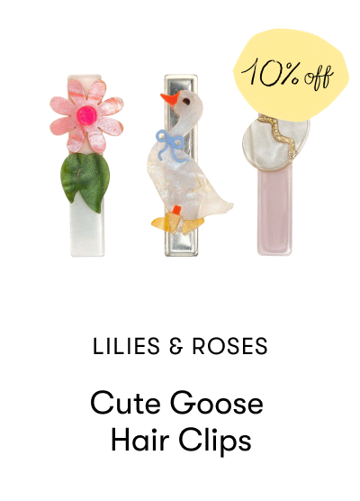 Cute Goose Hair Clips