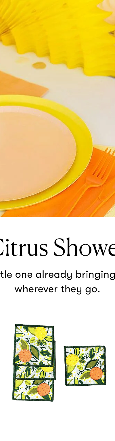 Coton Colors: Citrus Print Cocktail Napkins