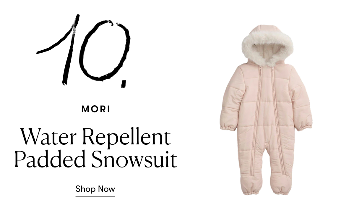 Water Repellent Padded Snowsuit