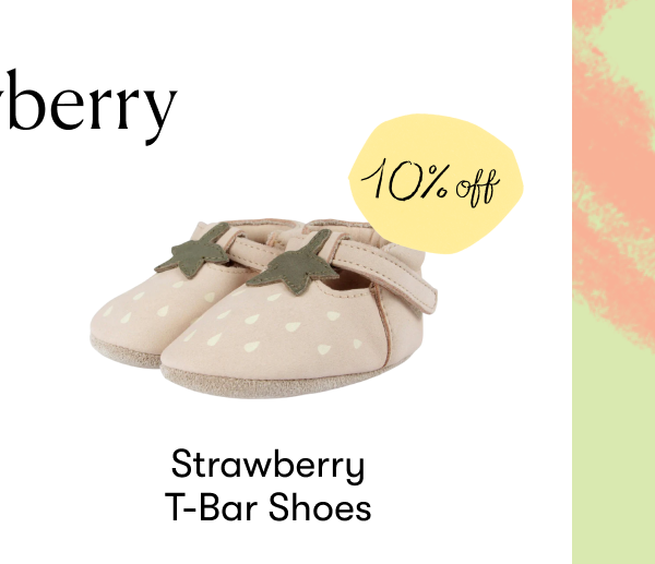 Strawberry T-Bar Shoes (10% off)