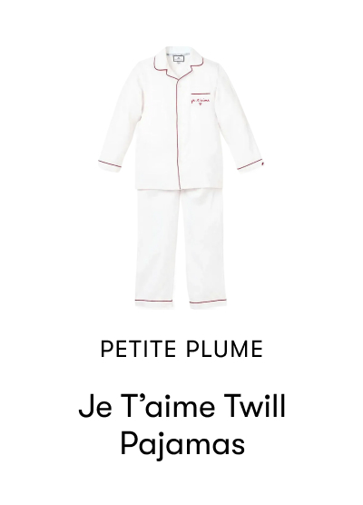 Je T'aime Twill Pajamas