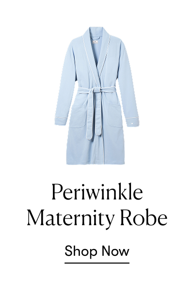Periwinkle Maternity Robe 