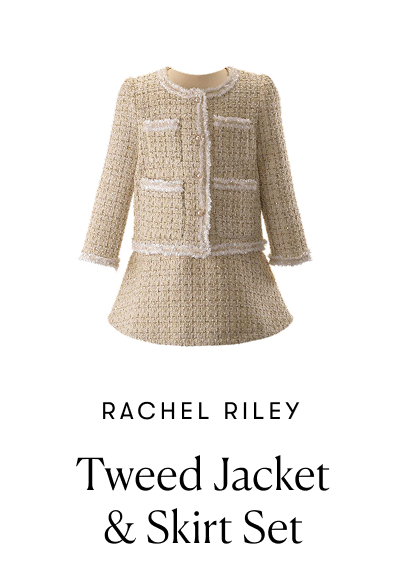 Rachel Riley: Tweed Jacket & Skirt Set 