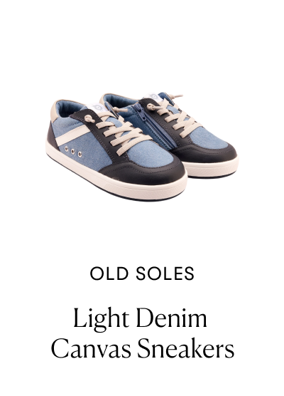 Light Denim Canvas Sneakers
