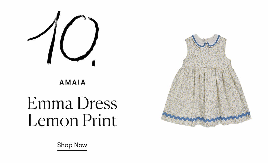 Emma Dress Lemon Print
