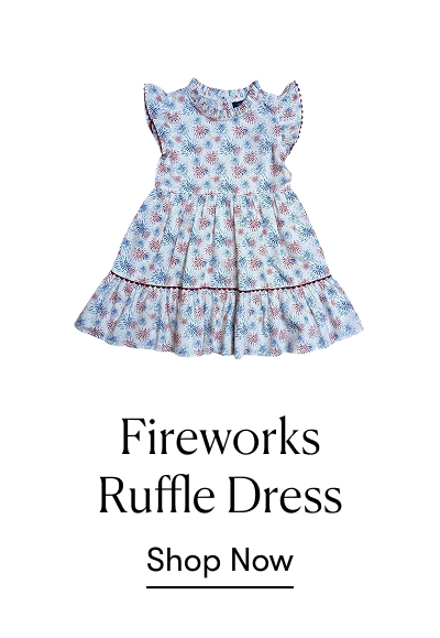 Fireworks Ruffle Dress