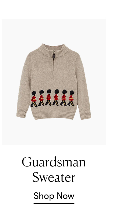 Matching Guardsman Half-Zip Sweater