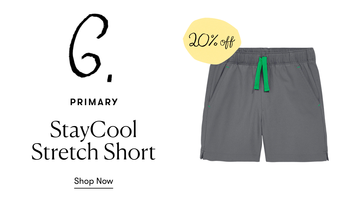 Primary - StayCool Stretch Short  (20% off)