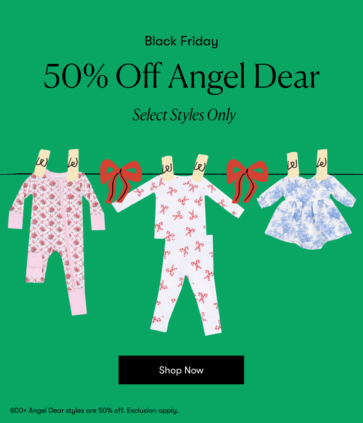 50% Off Angel Dear (Select styles Only)