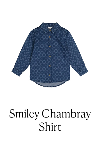 Smiley Chambray Shirt