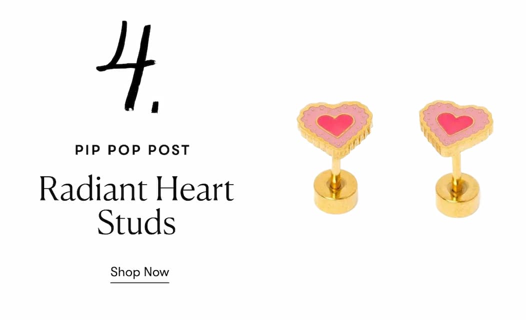 Radiant Heart Studs