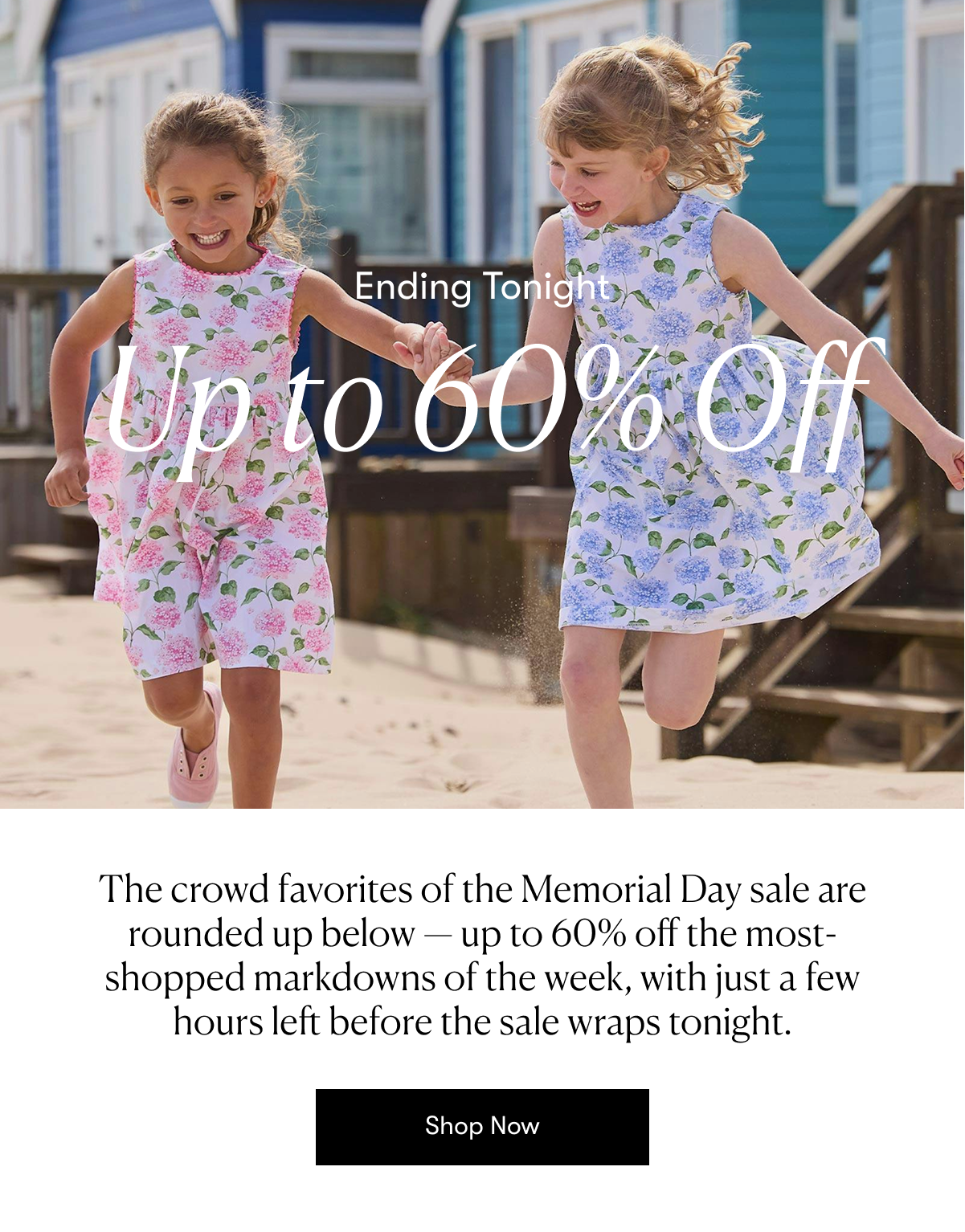 Ending Tonight - Up to 60% Off  