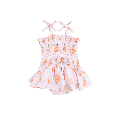 Sweet Peach Bubble Dress