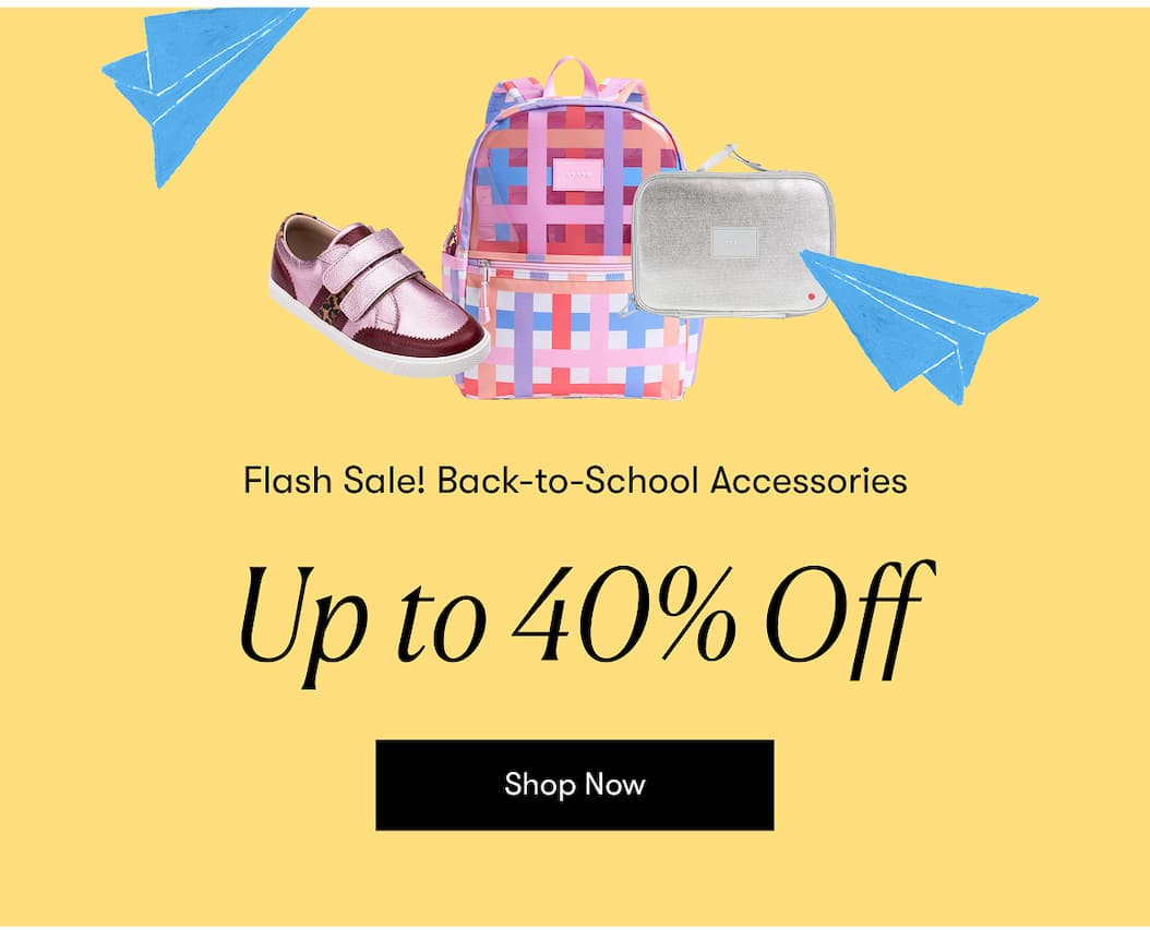 Flash Sale! Up to 40% Off Back-to-School Accessories