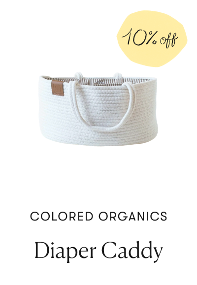 Colored Organics: Diaper Caddy - 10% Off