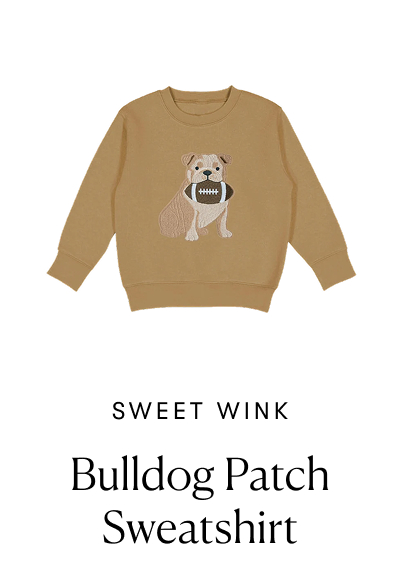 Sweet Wink, Bulldog Patch Sweatshirt