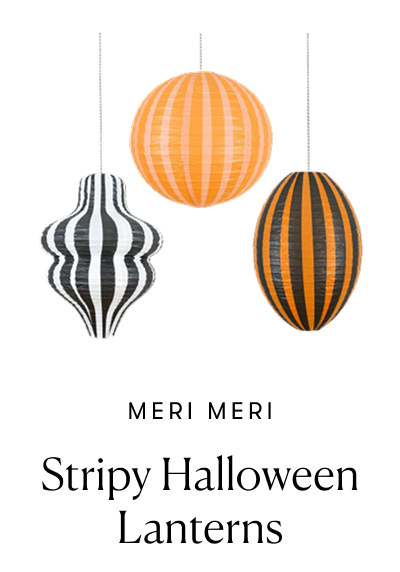 Stripy Halloween Lanterns