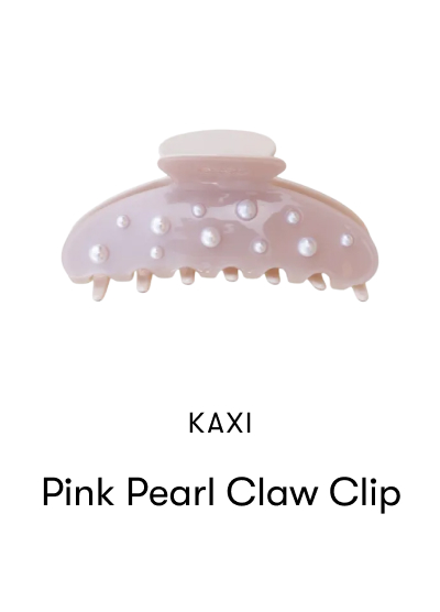 Pink Pearl Claw Clip