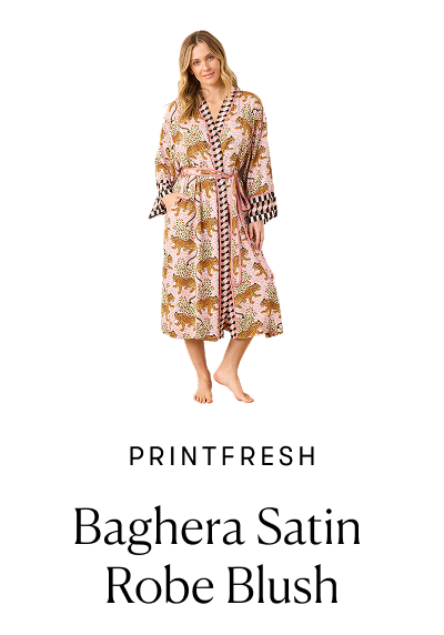Satin Robe Blush