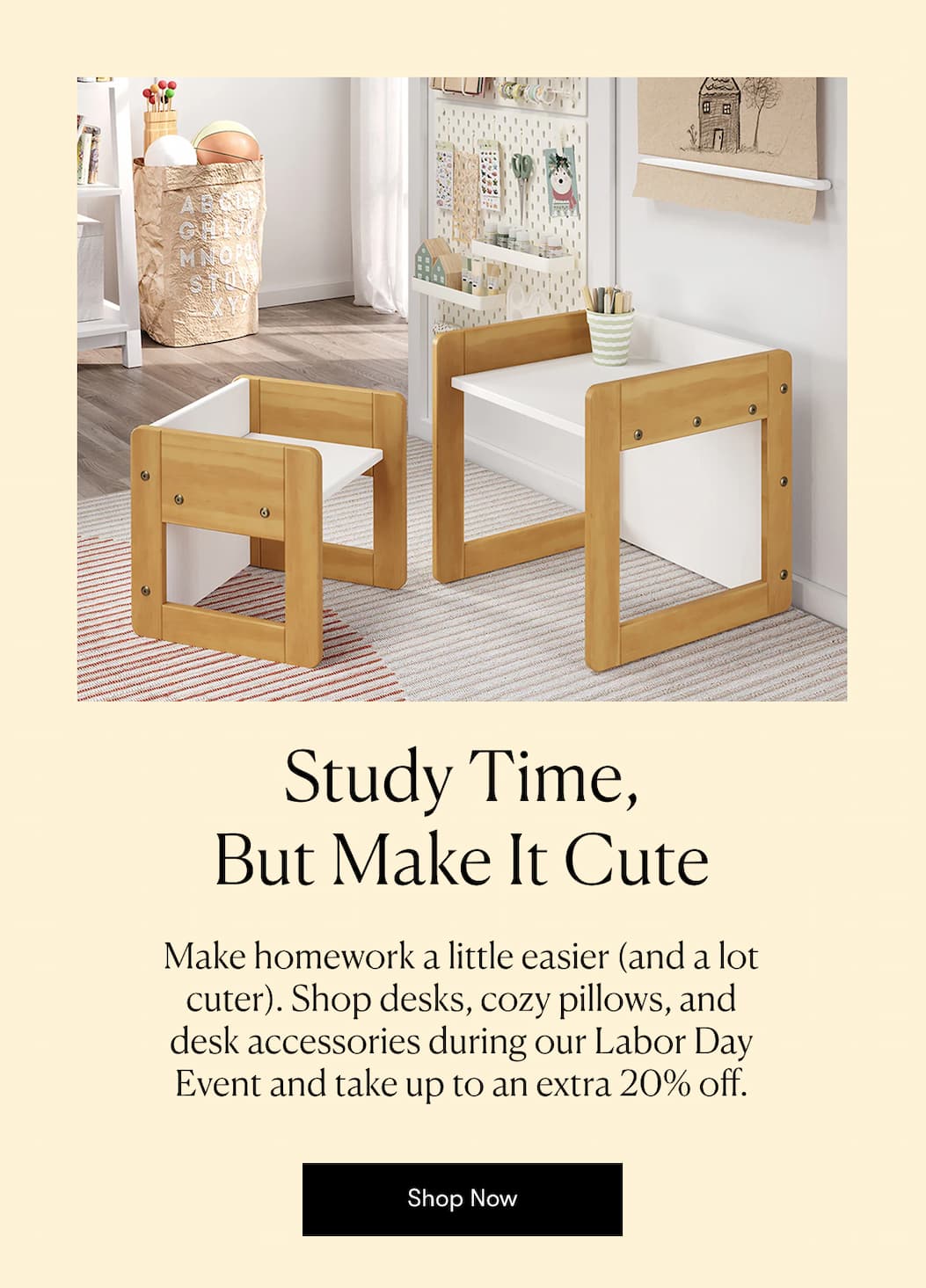 Study Time, But Make It Cute with an Extra 20% Off