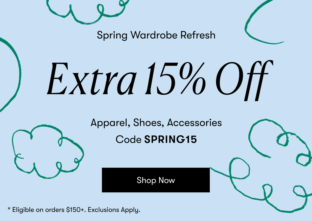 Extra 15% Off