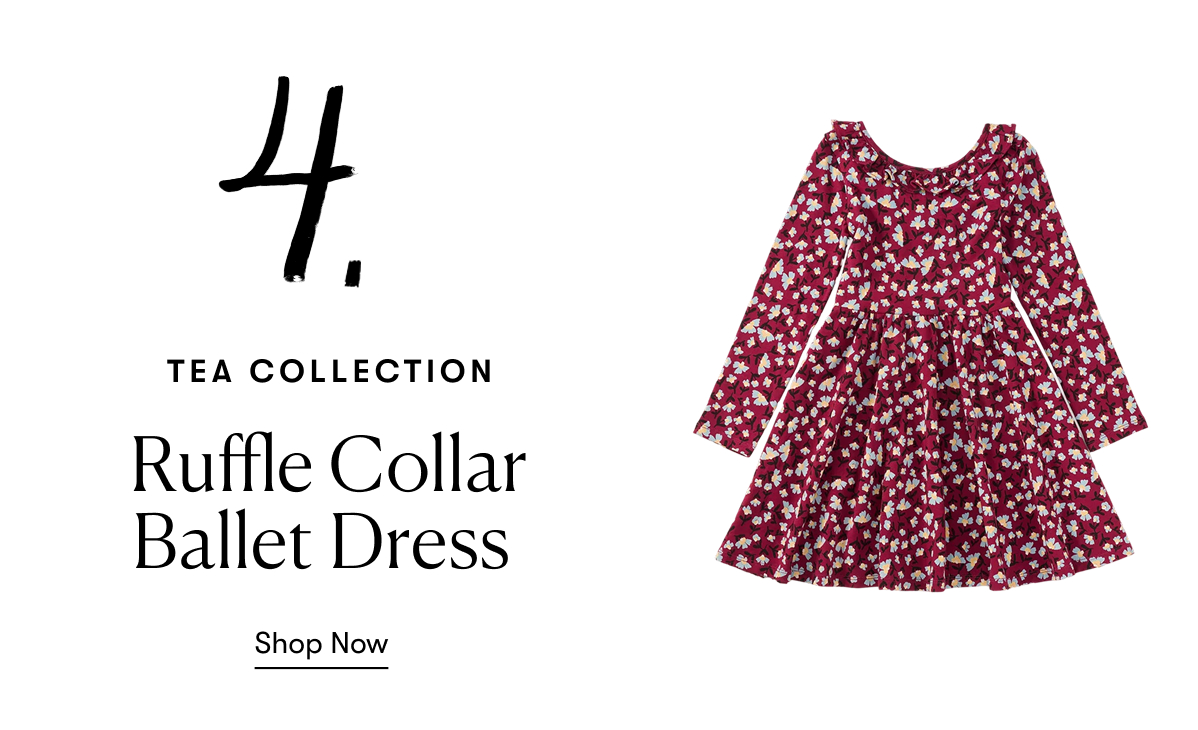 Ruffle Collar Ballet Dress