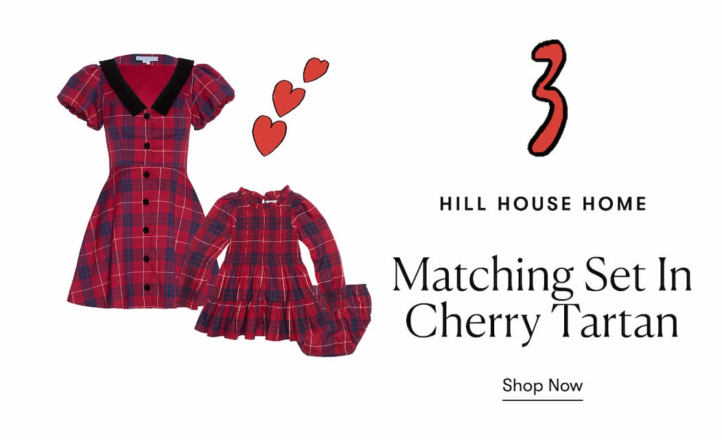 Matching Set in Cherry Tartan Matching Set in Cherry Tartan