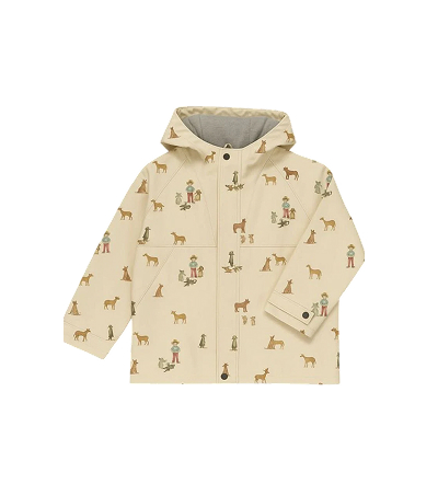 Cream Raincoat