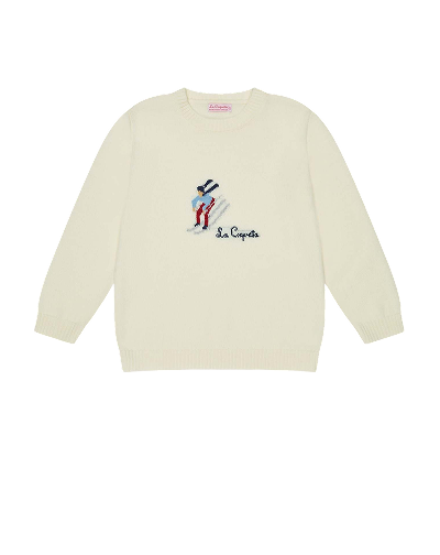 Ivory Ski Merino Kids Sweater
