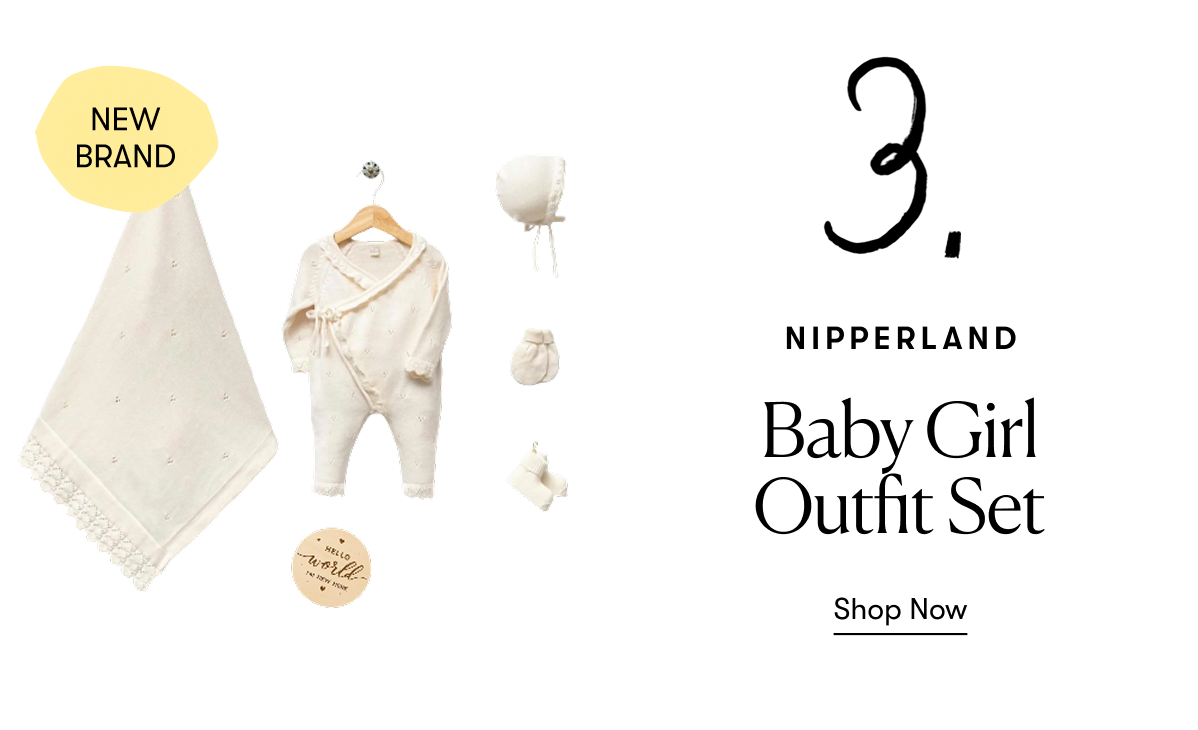 Nipperland — Baby Girl Outfit Set (New Brand)