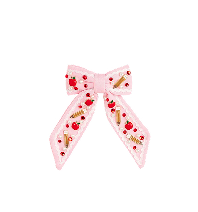 Gemstone Bow Clip