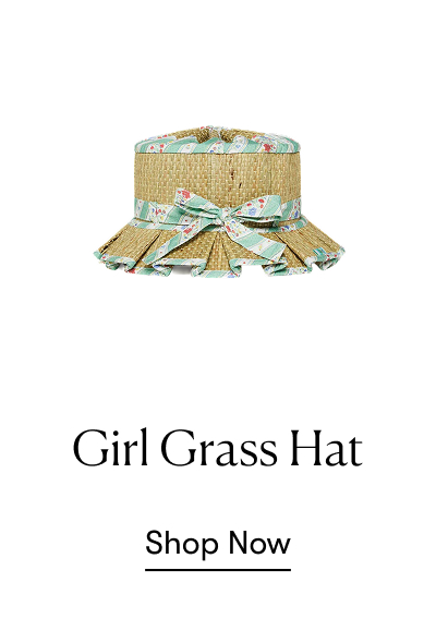 Girl Grass Hat