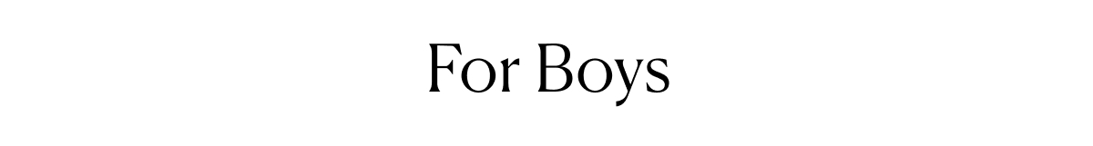 For Boys