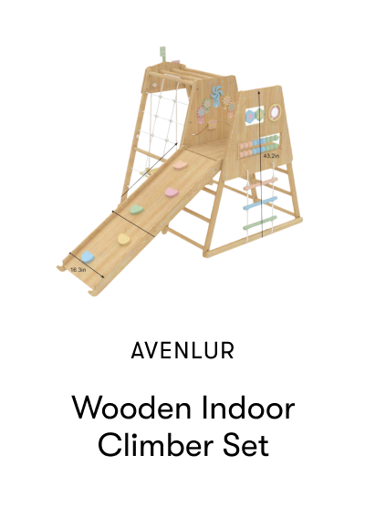 Wooden Indoor Climber Set
