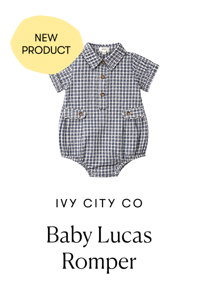 Ivy City Co: Baby Lucas Romper - New Product Badge