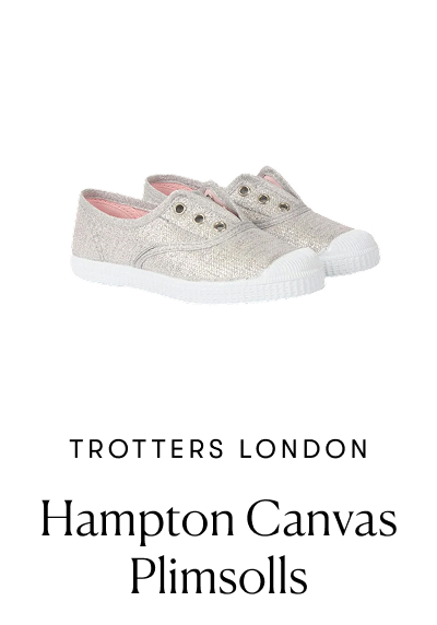 Trotters London: Hampton Canvas Plimsolls