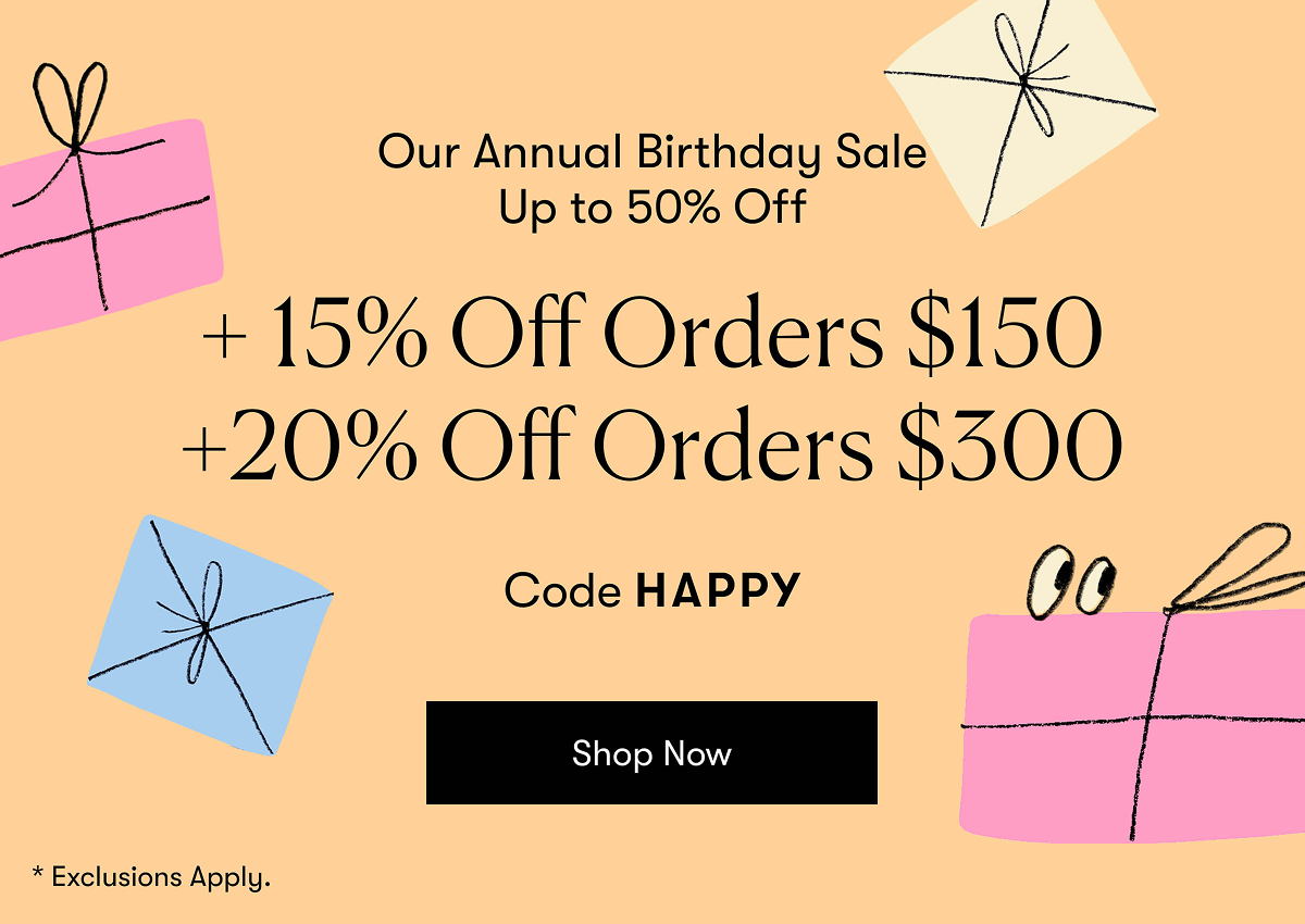 Birthday Sale