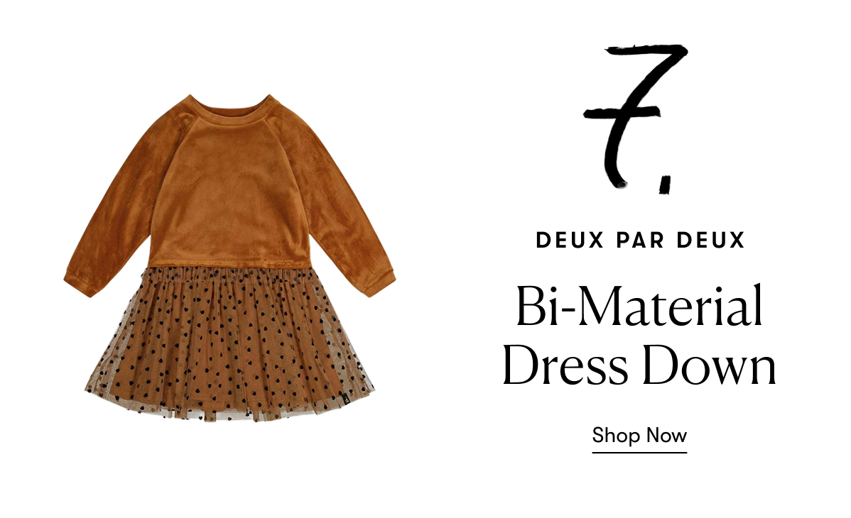 Bi-Material Dress Down