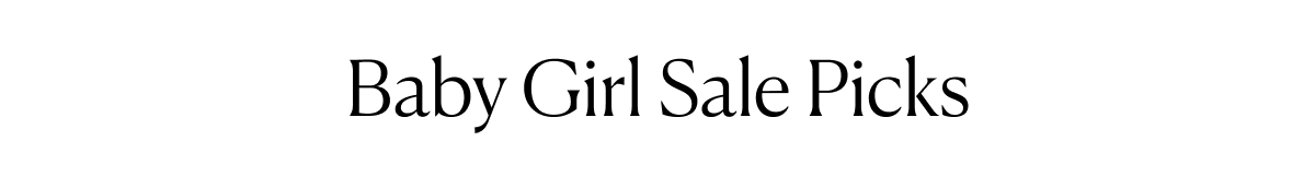 Baby Girl Sale Picks