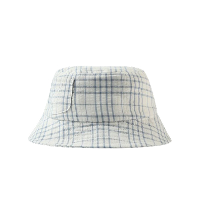 Cream Plaid Bucket Hat