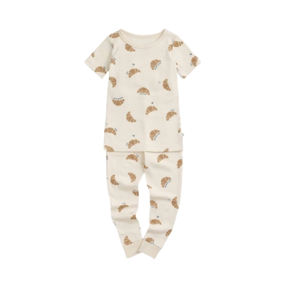 Croissant Pajama Set