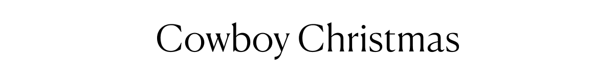 Cowboy Christmas